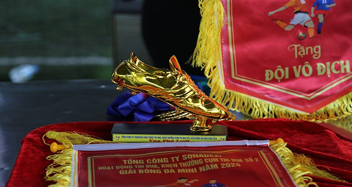 SDV tham gia Giải bóng đá mini năm 2024 nằm trong hoạt đông thi đua khen thưởng cụm thi đua số 2 chào mừng kỷ niệm 17 năm thành lập Công ty